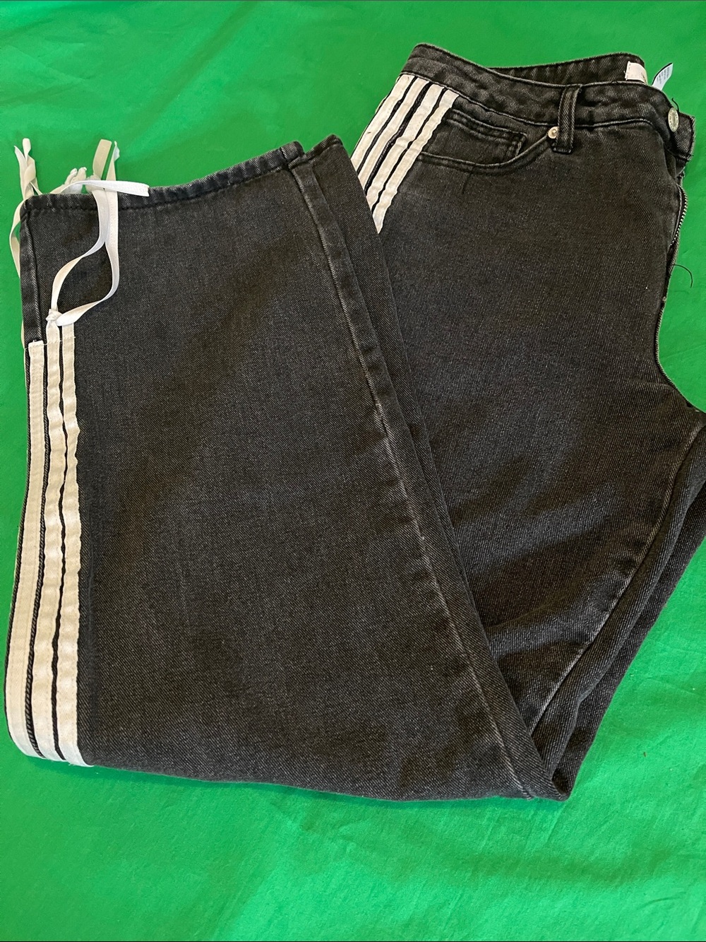 Forever 21 Black Washed Denim Jeans